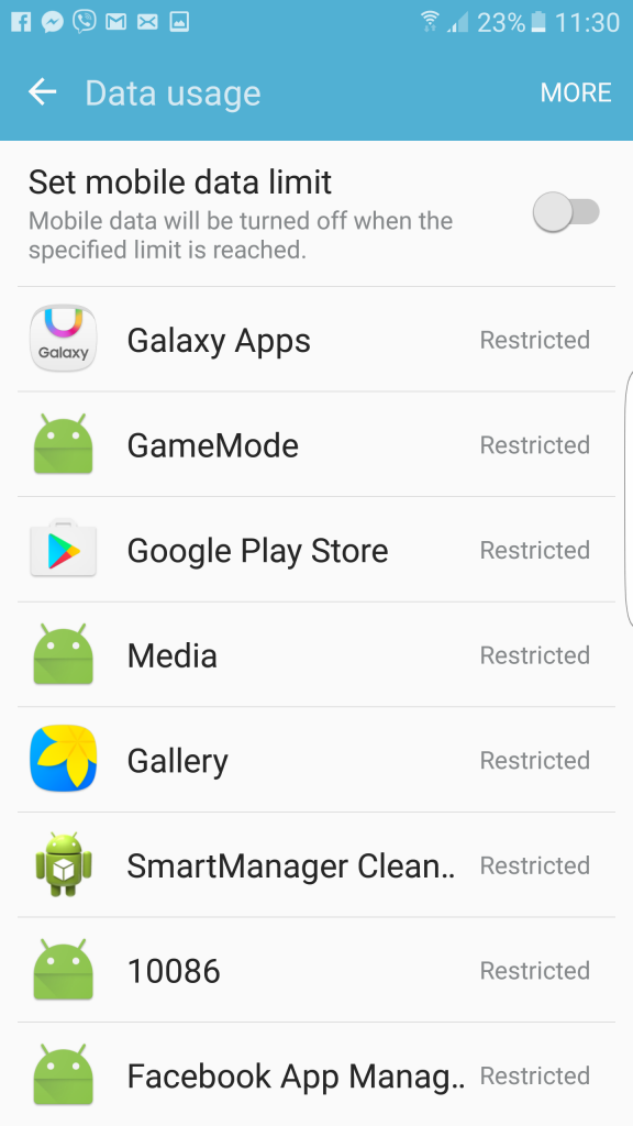 Android adatforgalom 2